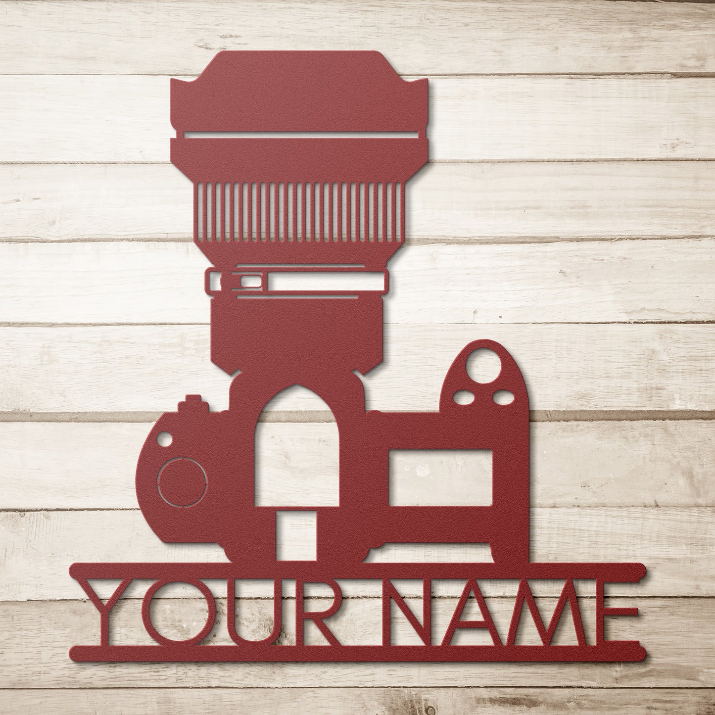 Custom Photographer Metal Sign Personalized Photography Metal Wall Art Custom Camera Wall Art Photography Wall Decor