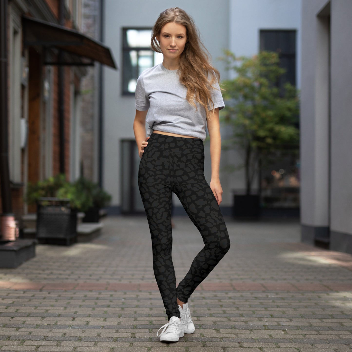 Black Leopard Leggings